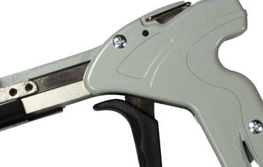 How to tighten metal cable ties