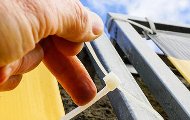 Fixings in the print and banner industry