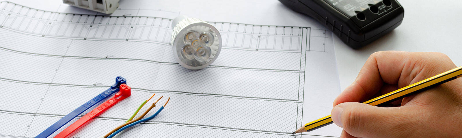 Printed cable ties for electricians