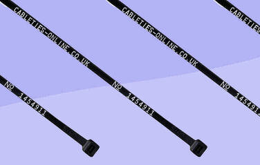 Printed cable ties – your choice of pre-printed ties or custom printed cable ties