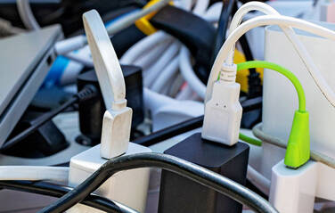 Using cable ties to help with the spring cleaning