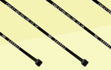 Uses for custom printed cable ties